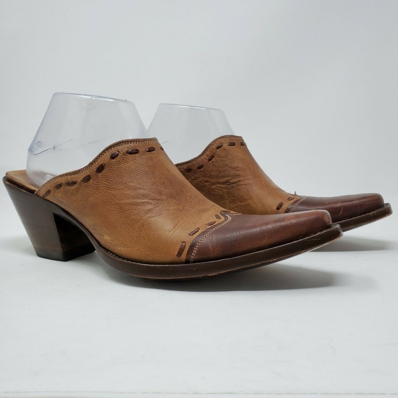 Old Gringo Shoes - Old Gringo Woman’s Mules Slide Boots Brown Leather